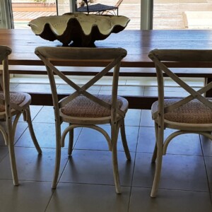 Crossed Leg Dining Table