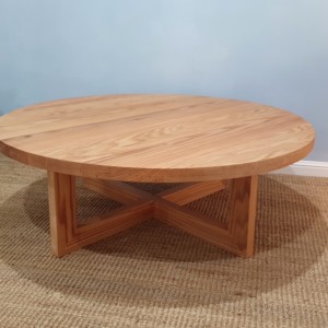 Round Oak Coffee Table