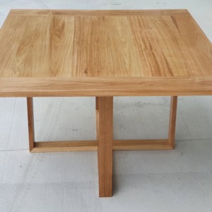Square Dining Table Crossed Legs