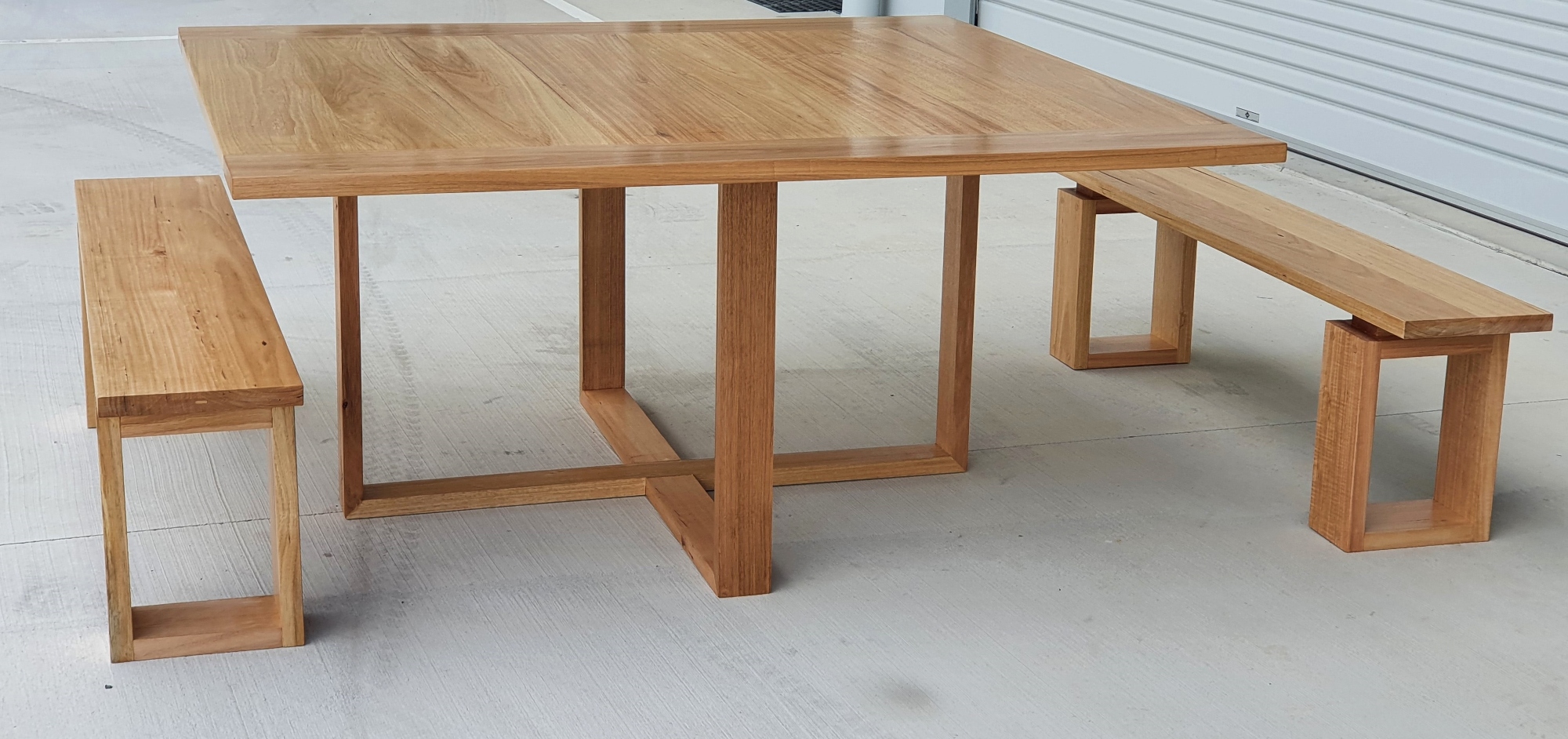 Square Dining Table Crossed Legs